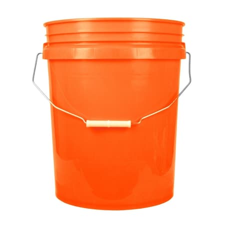 World Enterprises Bucket, 14.5 in H, Orange 5ORG